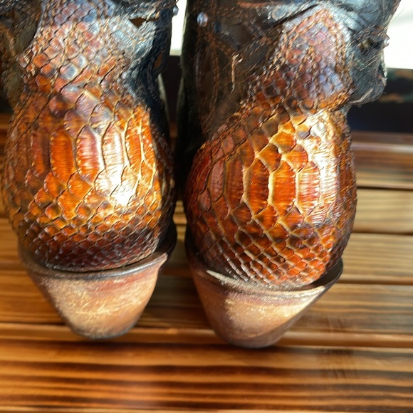 Corral Python Snake Skin Boots 9.5 - Picture 6 of 8